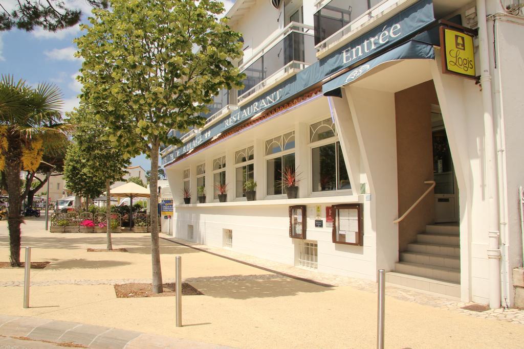 Hotel De La Plage Saint-Palais-sur-Mer Exteriör bild