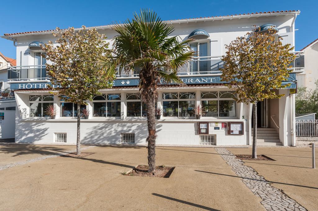 Hotel De La Plage Saint-Palais-sur-Mer Exteriör bild
